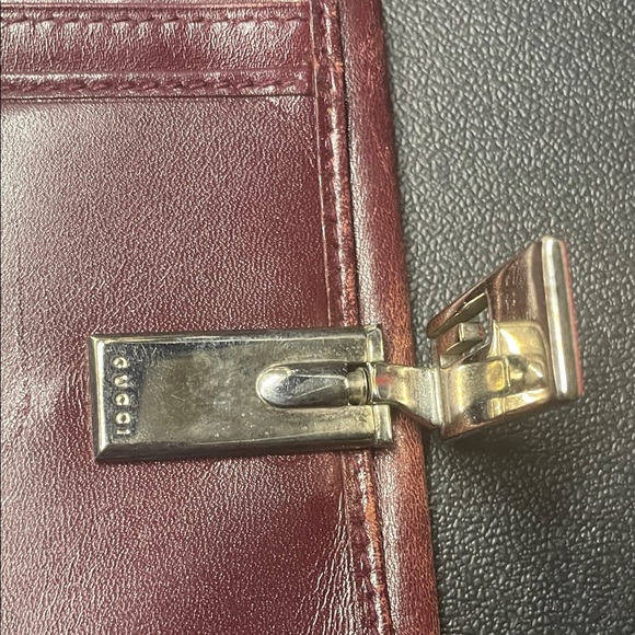 Gucci Maroon Leather Card Holder - Picture 4 of 9